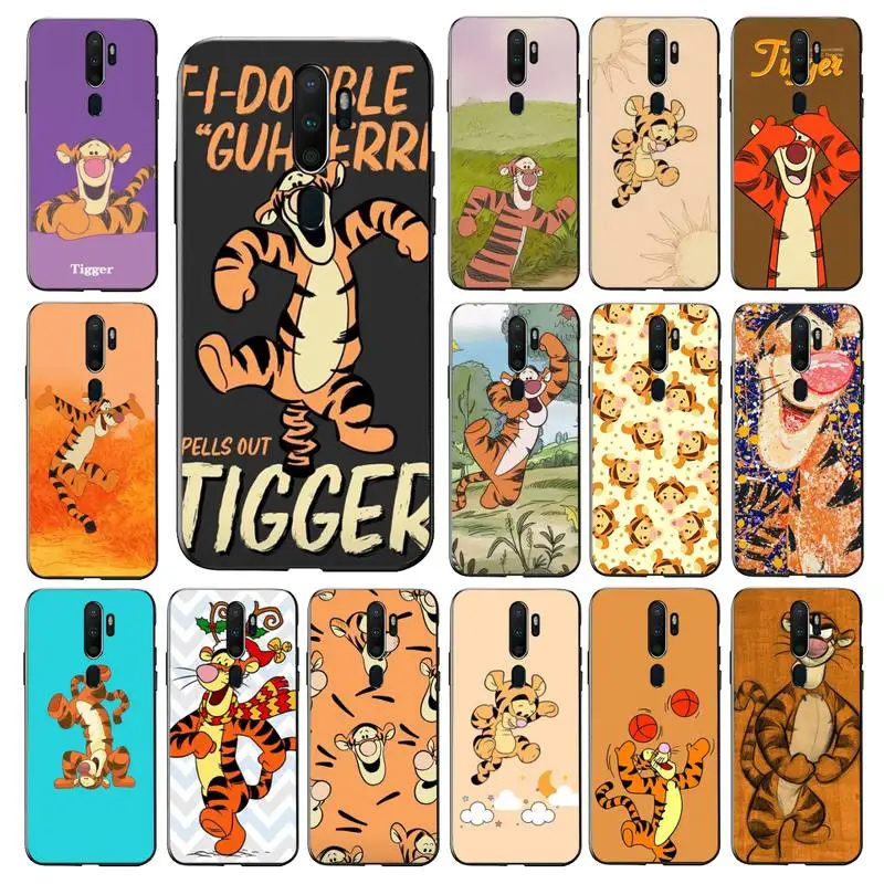 

Disney Cartoon Tigger Phone Case for Vivo Y91C Y11 17 19 17 67 81 Oppo A9 2020 Realme c3