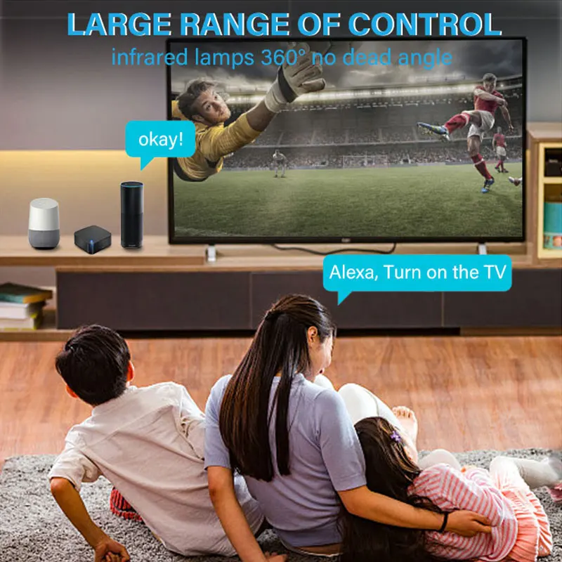 Приложение Tuya Smart Life с Wi-Fi-ИК-пультом ИК-хаб Wi-Fi (2 4 ГГц) беспроводной инфракрасный