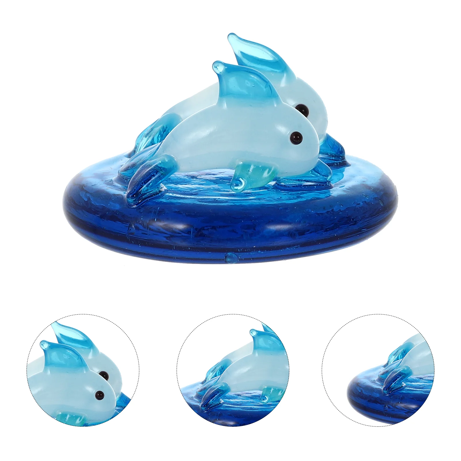 

Creative Glass Dolphin Decor Creative Desktop Decor Glass Dolphin Adornment