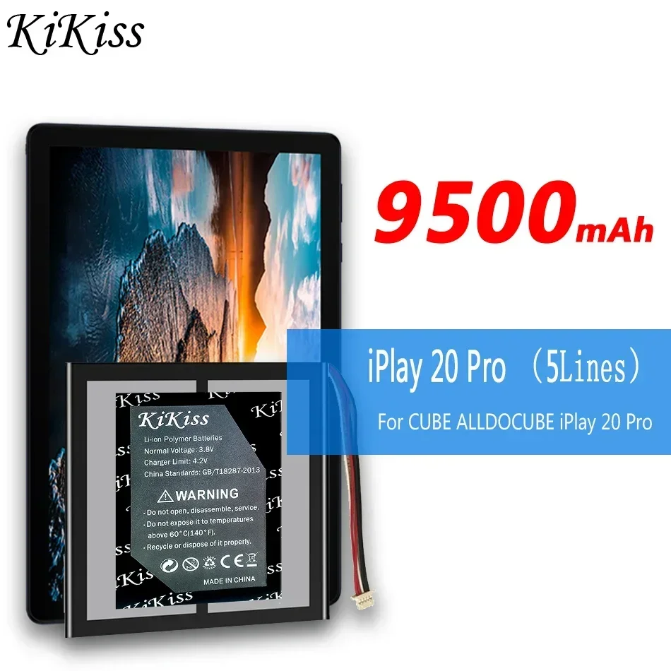 Аккумулятор KiKiss для CUBE ALLDOCUBE iPlay 20 Pro Pro/iPlay iPlay20 TALK9 TALK9X Talk9x U65gt T9 T8 Talk 8X iWork 8 iWork8 Air