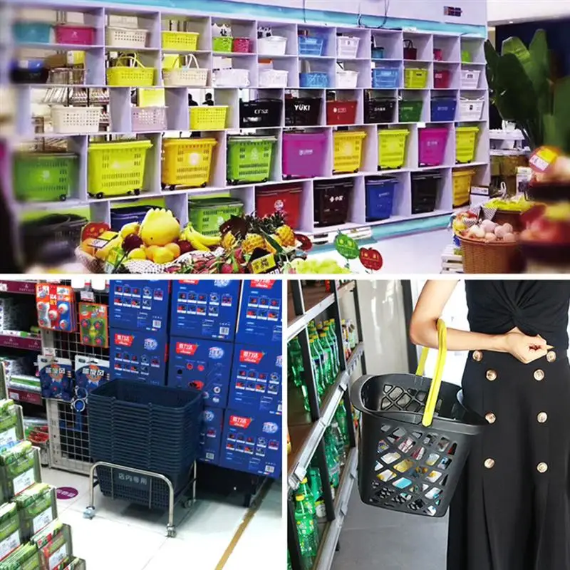 

Портативная корзина для хранения продуктов, корзина для приправ, баскетбольные принадлежности, туалетные принадлежности с ручками, органайзер для ванной, корзина для покупок для кухни