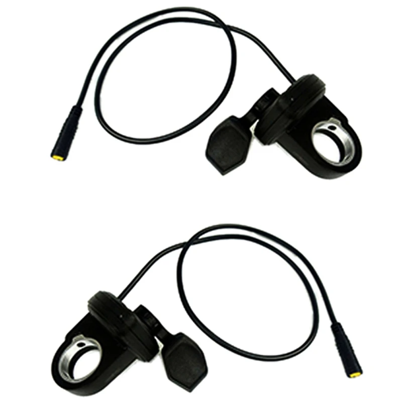 

2Pcs E-Bike Thumb Throttle 108X Waterproof Thumb Throttle 3Pin For Bafang Electric Bicycle - Left & Right