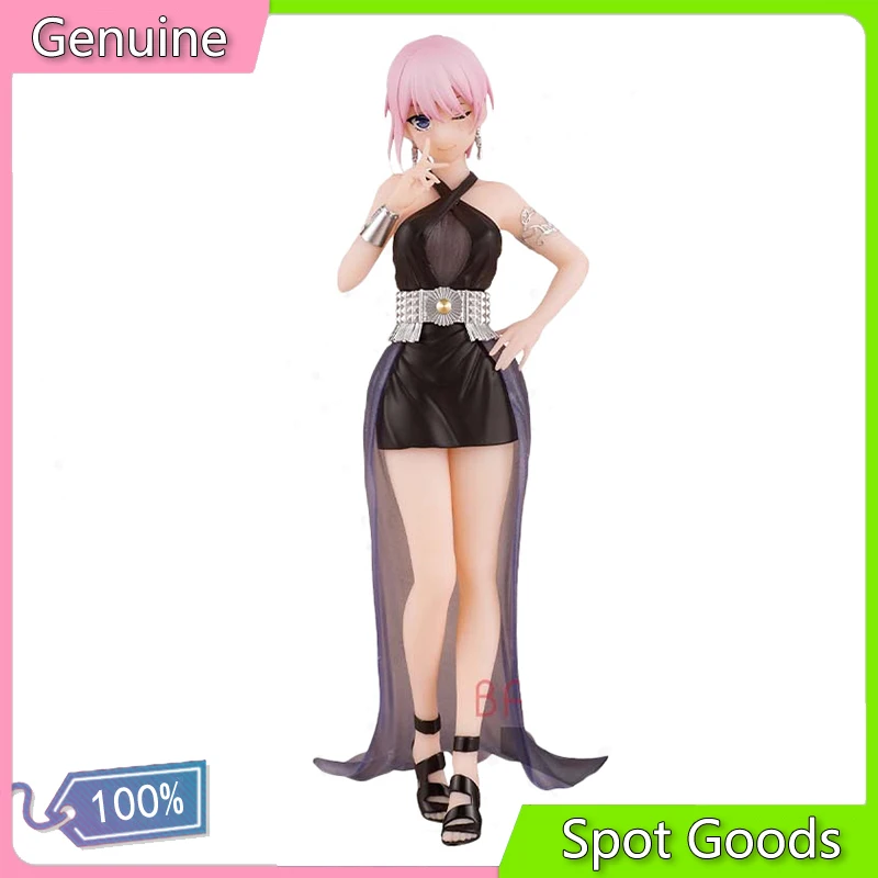 

Genuine Original Anime The Quintessential Quintuplets Nakano Ichika Black Dress Standing Pose Short Hair Girl Doll Gift Toy PVC