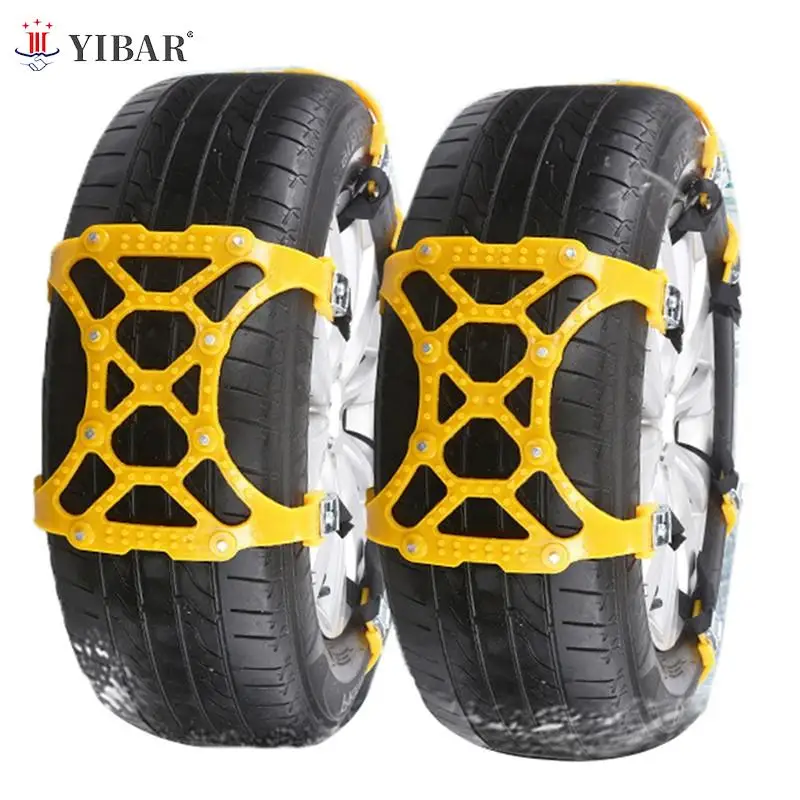 

Car Snow Chain Car Tire Anti-skid Chains Thickened TPU High-quality Steel Wheel Chain Winter Snow Mud Road Roadway Safety