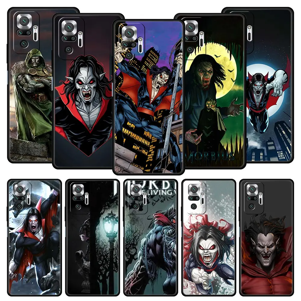 

Cover Case for Xiaomi Redmi Note 7 8 8T 9 9S 10 11 11S 11T K40 K40S K50 Pro Plus 4G 5G Accessorie Thin Japan Marvel Morbius