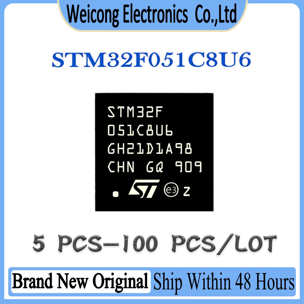 

STM32F051C8U6 STM32F051C8U STM32F051C8 STM32F051C STM32F051 STM32F05 STM32F0 STM32F STM32 STM3 STM ST IC MCU Chip UFQFPN-48