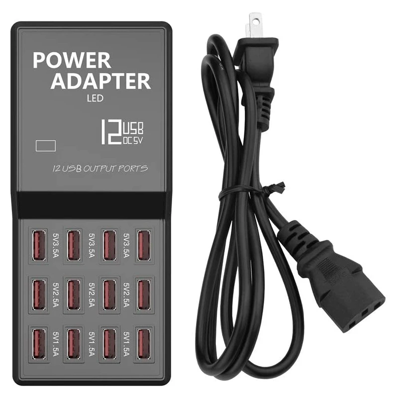 Smart 60 Ports USB Hub Charging Station Power Outlet Multi Port Speed Wall Charger Dock Home Office Adapter |
