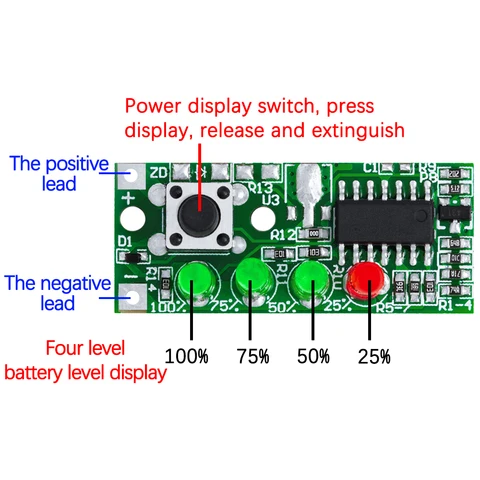 Индикатор уровня заряда батареи EGBO 3S