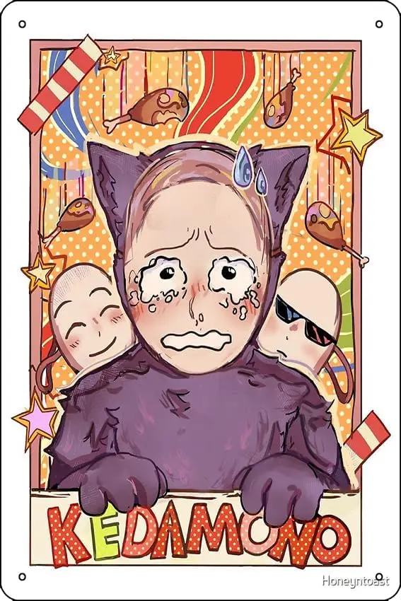 Кедамоно - постер Popee the Performer забавная металлическая жестяная вывеска для дома