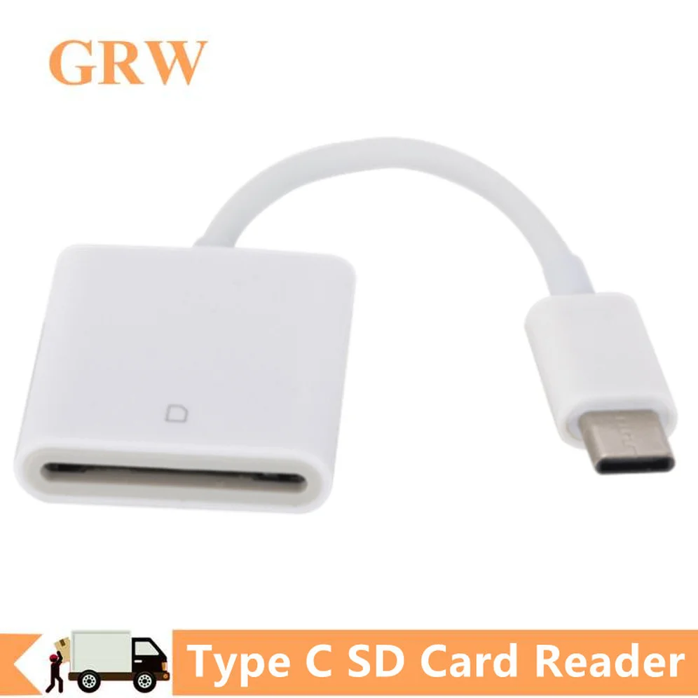 

Grwibeou Type C SD Card Reader USB-C to SD/TF USB C Card Readers for Samsung Huawei XiaoMi Macbook Pro/Air Laptop Phone Type-C