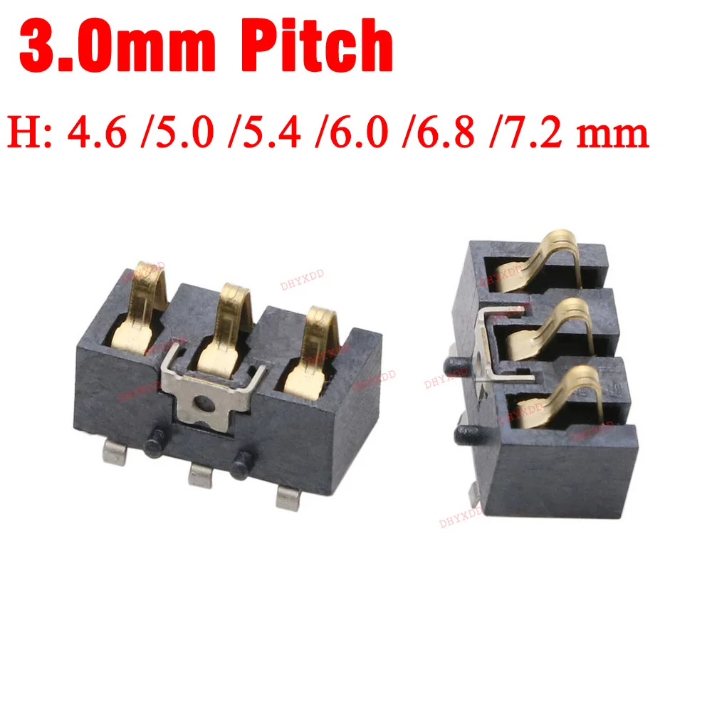 

Пружинные разъемы для аккумулятора WCLDDCH 3.0 мм 10 шт