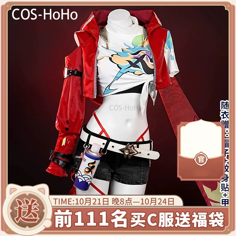 COS-HoHo Honkai: Star Rail Rappa The Sea Ranger игровой костюм прекрасная униформа косплей Хэллоуин