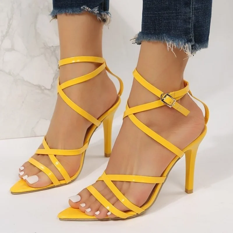 

Women Sexy Sandals Clear Wedges High Heels PVC Thick Platform Buckle Strap Ladies Party Nightclub Transparent Female Shoes