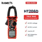 Цифровой мультиметр KAIWEETS HT206D, тестер с функцией True RMS, высокая точность, емкость, Бесконтактный индикатор напряжения, Ом, Гц, переменный и постоянный ток