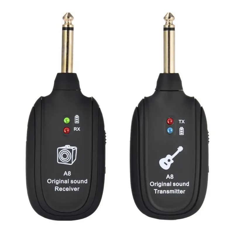 

Беспроводная гитарная система 2,4 ГГц, приемник-передатчик, Встроенный перезаряжаемый беспроводной гитарный передатчик, Аксессуары для инс...