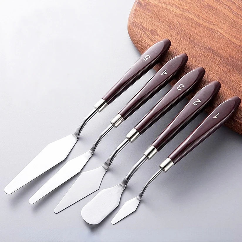 5 шт./компл. шпатель из нержавеющей стали инструменты для выпечки кондитерских