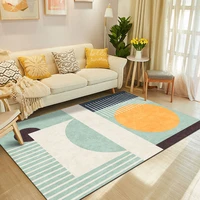 nordic modern minimalist living room large area carpet sofa coffee table area pad childrens room decor bedroom bedside carpet