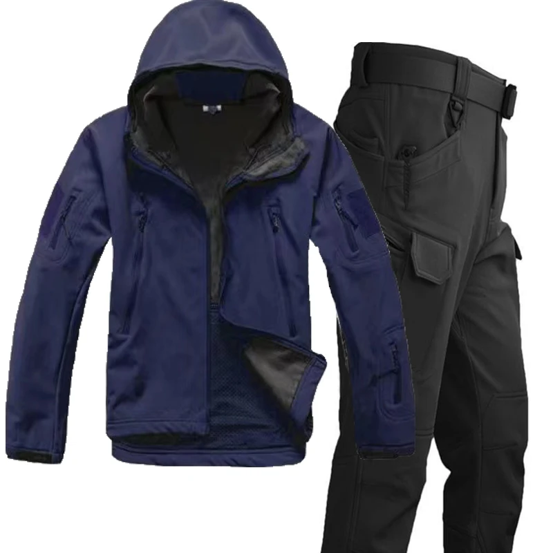 

Men's Outdoor Waterproof SoftShell Jackets Hunting Tracksuit Ski Coat Hiking Suit Camping Fishing Climb Tactical Pants Trousers