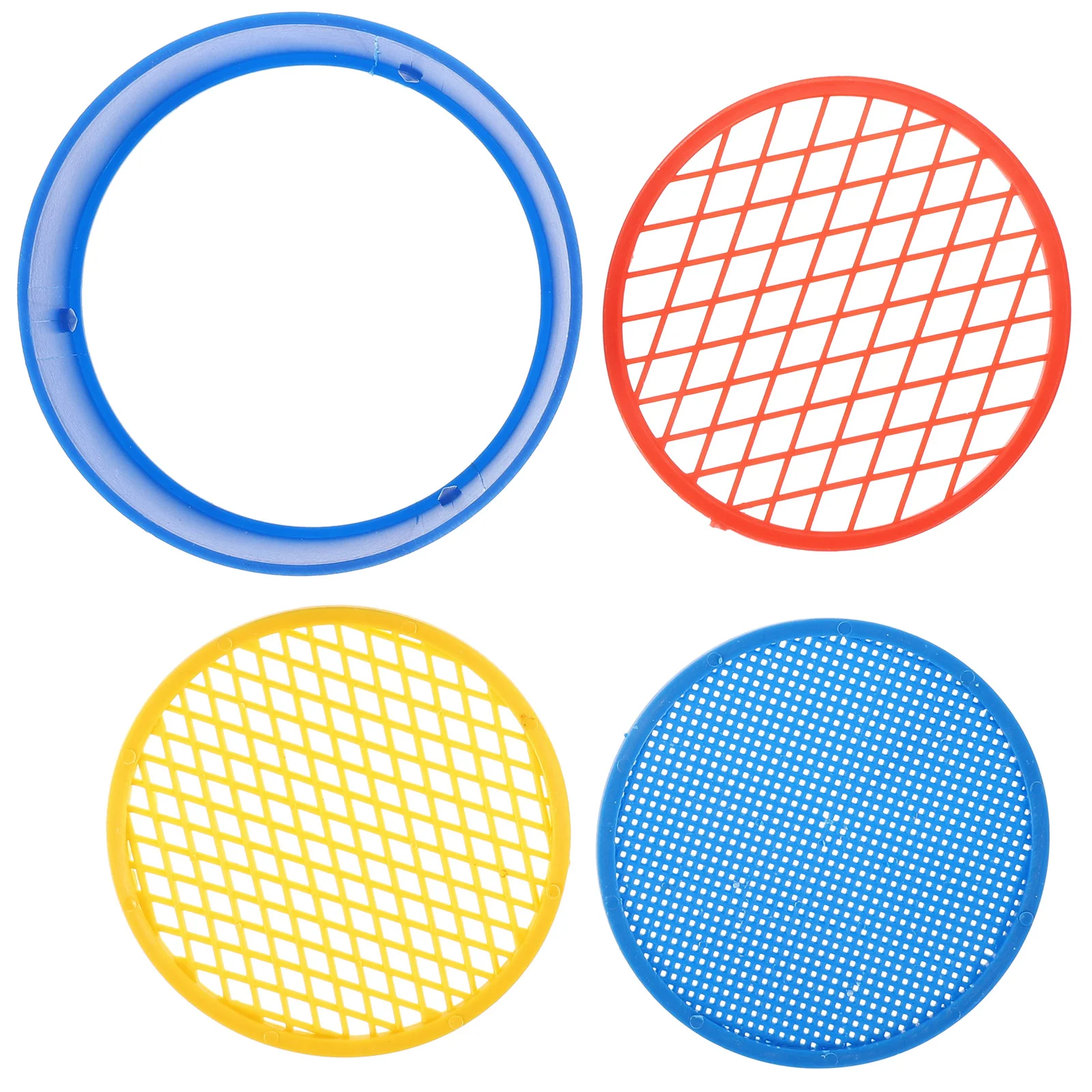 

Beach Sand Strainer Tools Toys: Mesh Scooper Outdoor Accessories 4Pcs