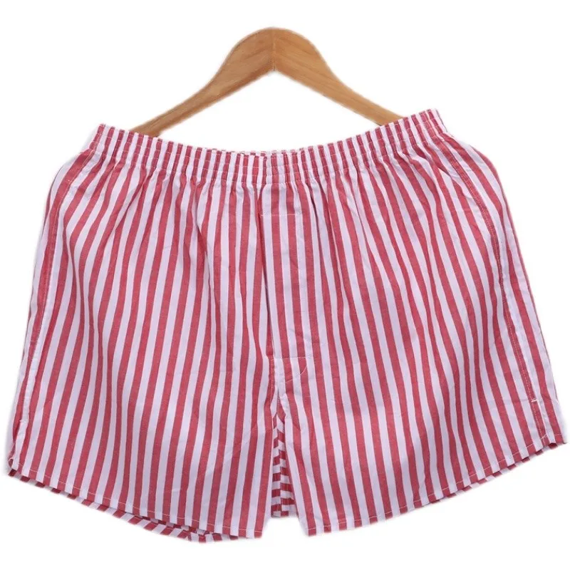 Men's Dress Pants Stripe Annual Ortput Comfortable Breathable Shorts Sleep Wear Underwear