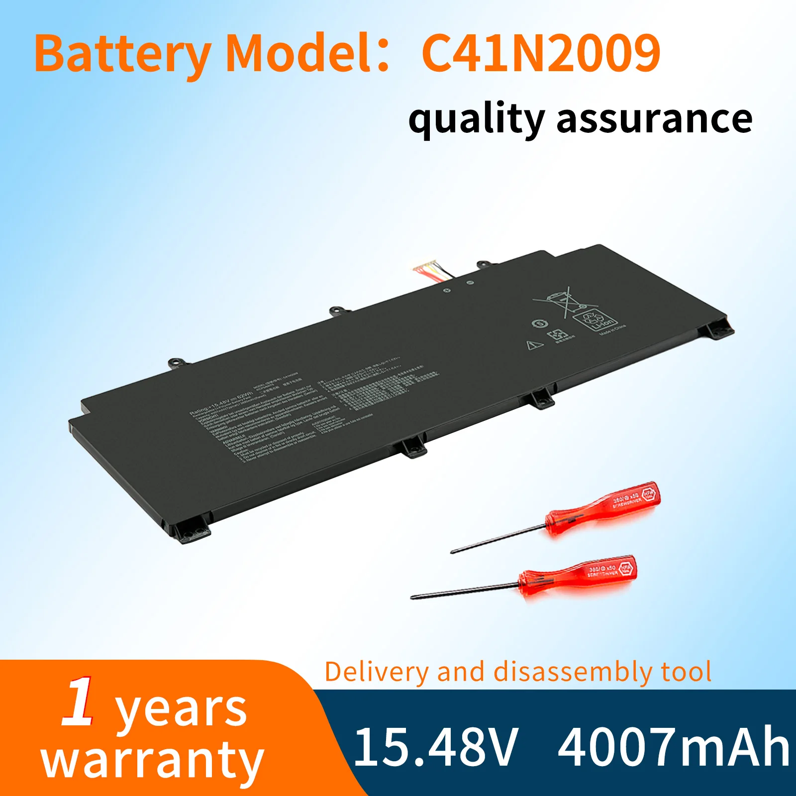 C41N2009 Аккумулятор для ноутбука ASUS ROG Flow X13 PV301 PV301QH GV301 GV301Q GV301QC GV301QE GV301QH GV301RA GV301RC 62WH