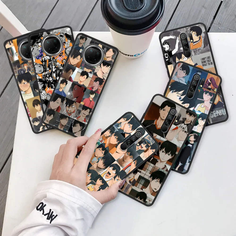 

Volleyball Anime Haikyuu Case for Xiaomi Redmi Note 9S 9 8 10Pro 8T 9T 9C NFC K40 Black Phones Coque 9A 7 7A 8A Waterproof Cover
