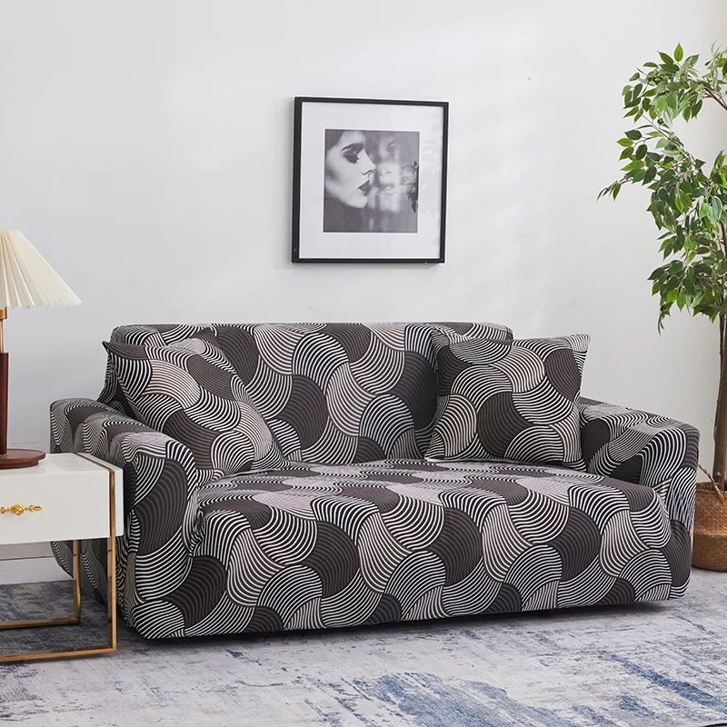 

Sofa Cover Elastic Sofa Cover Living Room Sectional Corner L-shape Chair Protector Couch Cover Furniture Covers 1/2/3/4 Seater