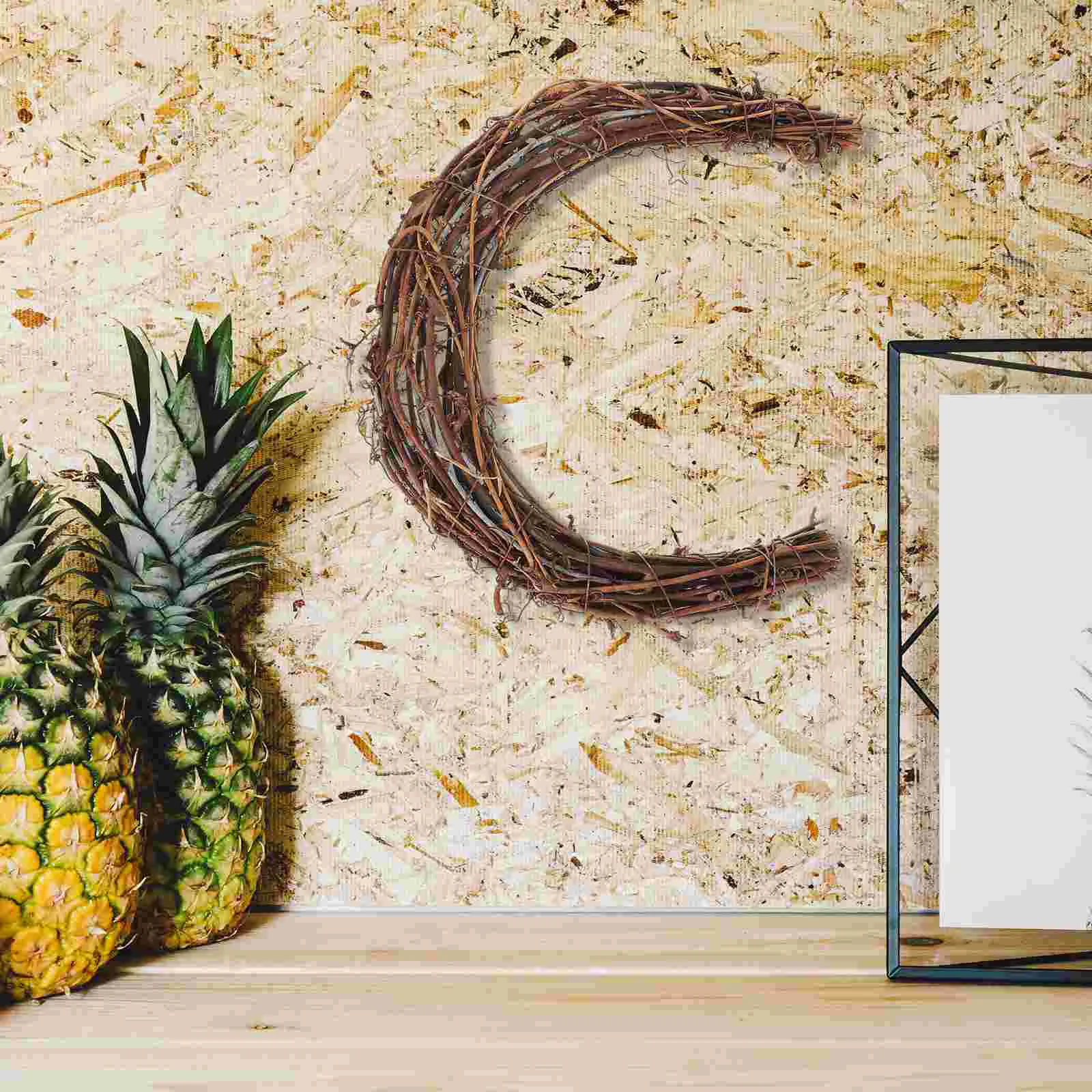 2 шт. корзина из ротанговой гирлянды искусственная лоза дверные рождественские