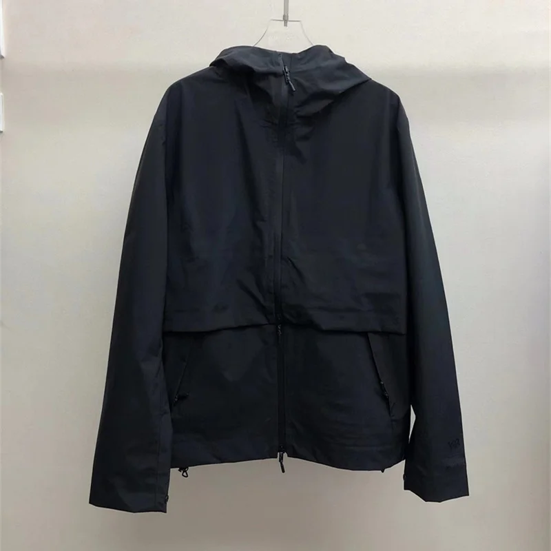 

Y-3 Y3 Yohji Yamamoto Deconstructed Style Personality Hooded Jacket Casual Coats for Men and Women Windproof Waterproof Pizex