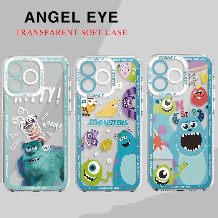 Чехол для телефона Disney Monsters Inc Apple iPhone 15 16 Pro XS Max 13 14 Plus XR SE 7 8 12 11 plus матовый