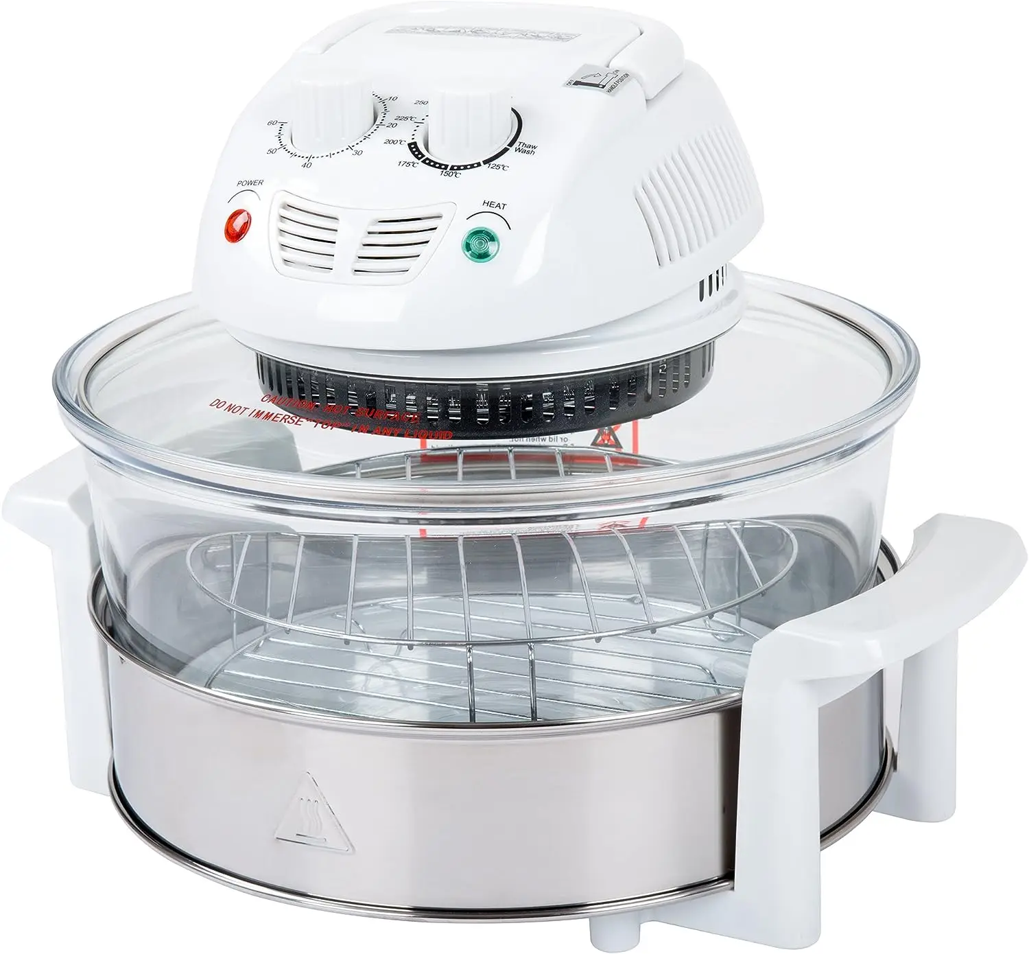 

Quart 1200W Halogen Infrared Tabletop Oven - White