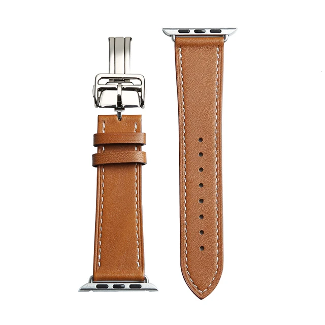 Leather Strap For Apple Watch Ultra Band 49mm 44mm 45mm 40mm 41mm 38mm 42mm Watchband Bracelet For iWatch Series 8 7 6 SE 5 4