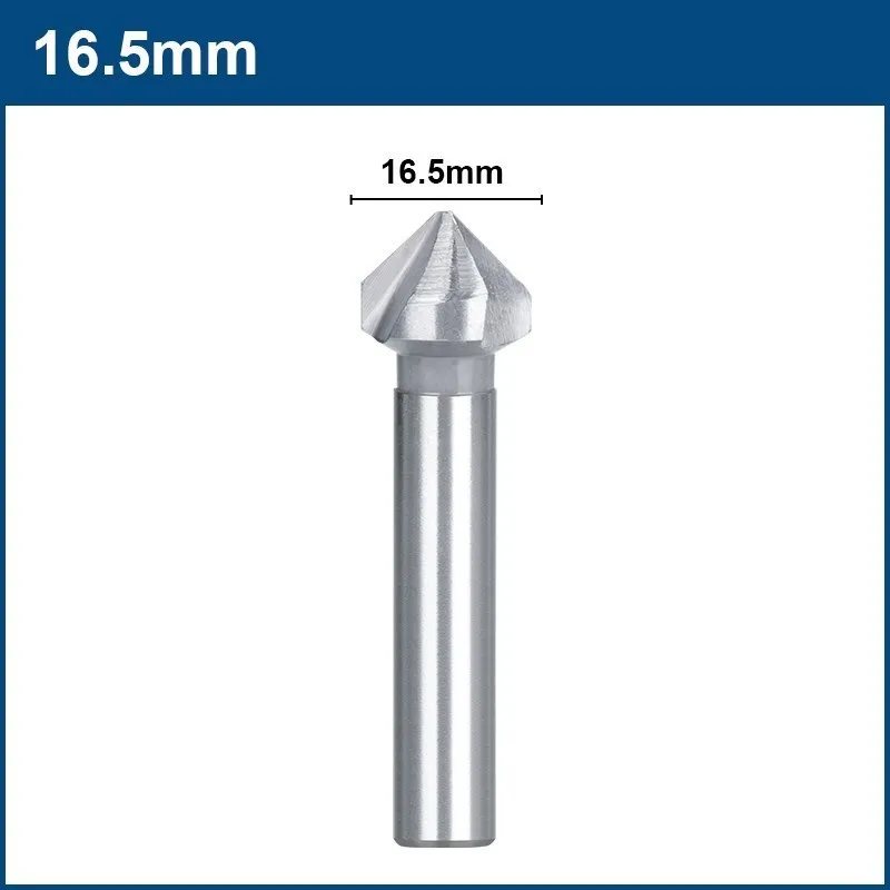 Снятие фаски под углом 90 градусов, 4,5-50 мм, сверло с зенкером, высокоскоростной сверлильный инструмент для сверления отверстий из стали, дерева и металла с 3 канавками