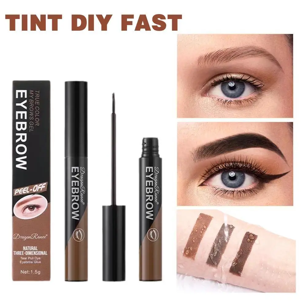 

Makeup Eye Brow Gel Coffee Black Brown Paint Eyebrows Gel Waterproof Eyebrow Tint Mascaras Kit Sobrancelha