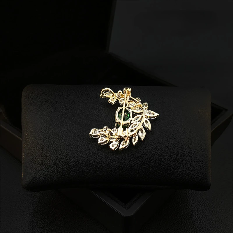 Unique Design Wheat Brooch Women High-Grade Plant Flower Suit Accessories Pin Fixed Clothes Decoration All-Match Corsage Jewelry