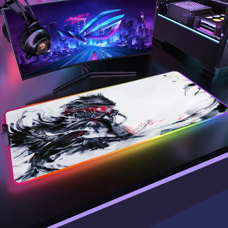

Большой игровой коврик для мыши Apex RGB, домашний коврик для мыши, игровые аксессуары для ПК и офиса, натуральный каучук XXL, коврик для мыши светодиодный Ной подсветильник кой