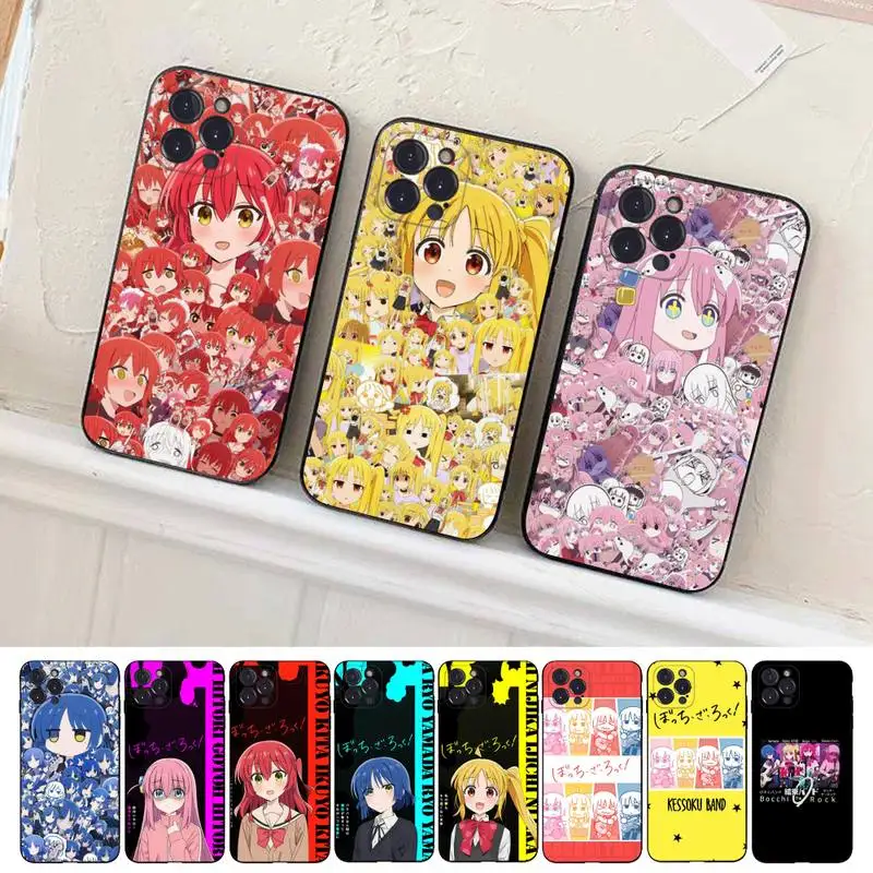 

Bocchi The Rock Anime Phone Case For iPhone 14 11 12 13 Mini Pro XS Max Cover 6 7 8 Plus X XR SE 2020 Funda Shell