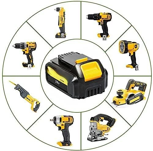 

Новый аккумулятор 20 в 6 0 Ач MAX XR 18650, сменный электроинструмент для DeWalt DCB184 DCB181 DCB182 DCB200 20 в 6A 18 в, аккумулятор с зарядкой