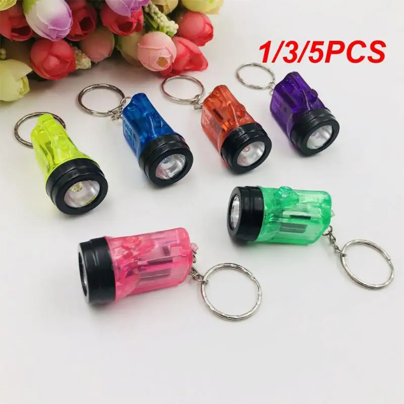 

1/3/5PCS Keychain Flashlight Mini Flashlights Pocket Emergency Light Waterproof Small Torches Super Bright Keychain Lights