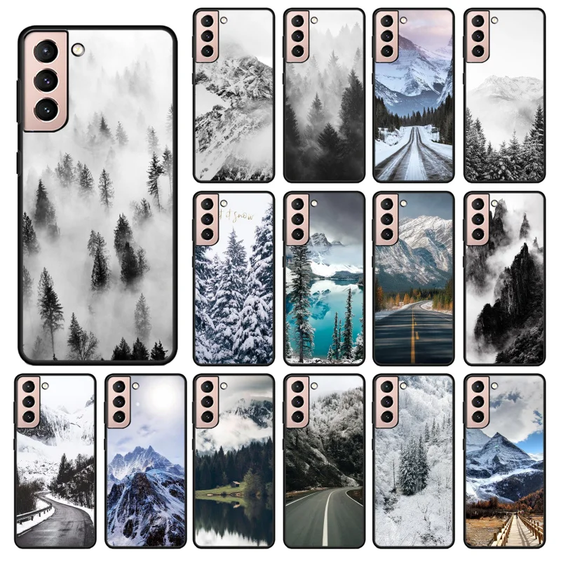 

Snow Mountain Phone Case for Samsung S30 S23 S22 S20 Ultra S20 S22 Plus S11 S10 S9 Plus S21 Plus S10E