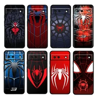 spider man marvel cool shockproof cover for google pixel 7 6 6a 5 4 5a 4a xl pro 5g soft silicone black phone case coque