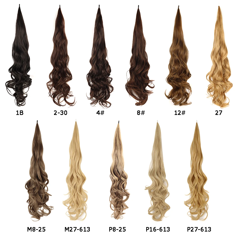 Рисунок 4 - Синтетические удлинители конского хвоста