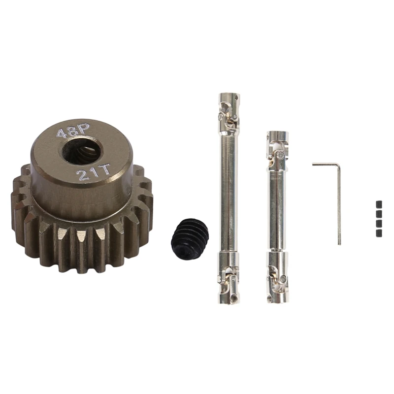 

Шестерня двигателя 48DP 3,175 мм 21 т с 2 шт. металлических приводных валов CVD 90-130 мм 110-170 мм