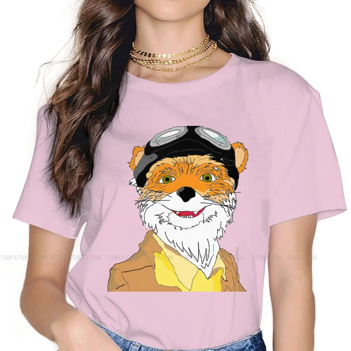 

Cool and Active Women Shirts Fantastic Mr Fox Clever Plot T-shirt Harajuku Vintage Female Blusas