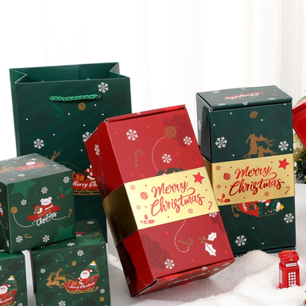 20-6 шт. новогодние подарочные пакеты для упаковки