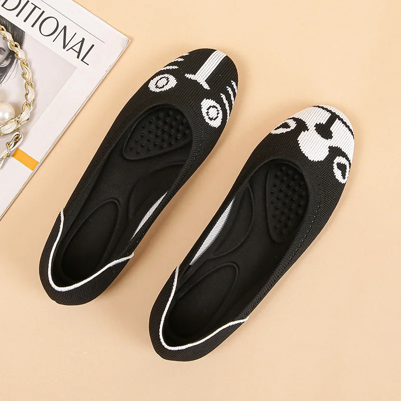 

New Round Head Color Matching Shallow Mouth Flat Shoes A Pedal Lazy Shoes Loafer Shoes Zapatos Shoes Woman Spring Summer 2022