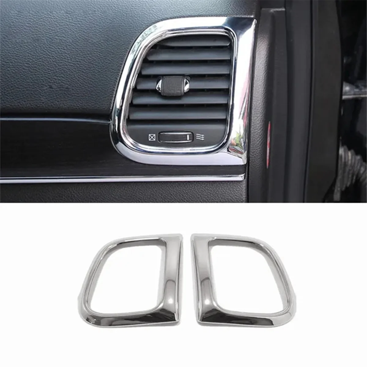 Модификация автомобиля внутренняя накладка на выходе кондиционера боковая