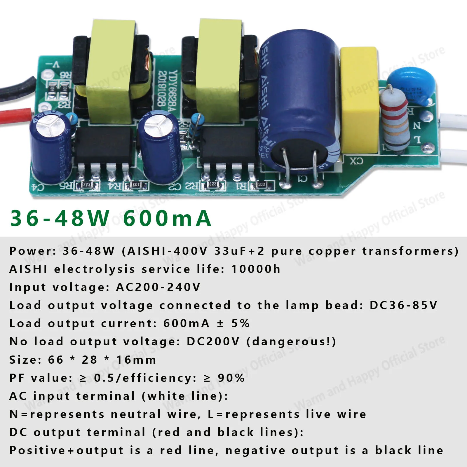 

Драйвер освещения Warm and Happy 36-48 Вт