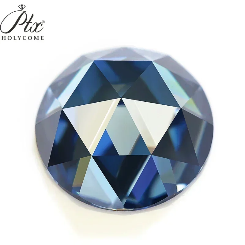 Лидер продаж круглый многоцветный муассанит VVS1 с плоским дном от 3 до 11 мм
