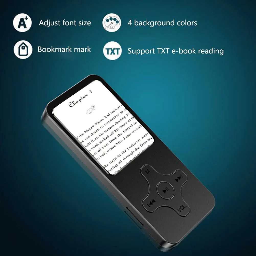 Мини MP3 MP4 плеер HiFi музыкальные плееры для студентов Walkman Bluetooth электронная книга